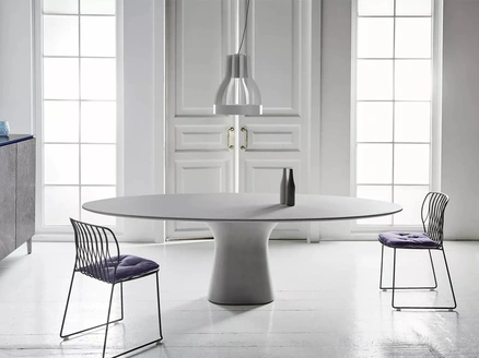 Tavolo Podium in cemento di Bontempi