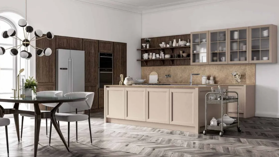 Cucina Moderna con isola Frame Charme 3 di Nova Cucina