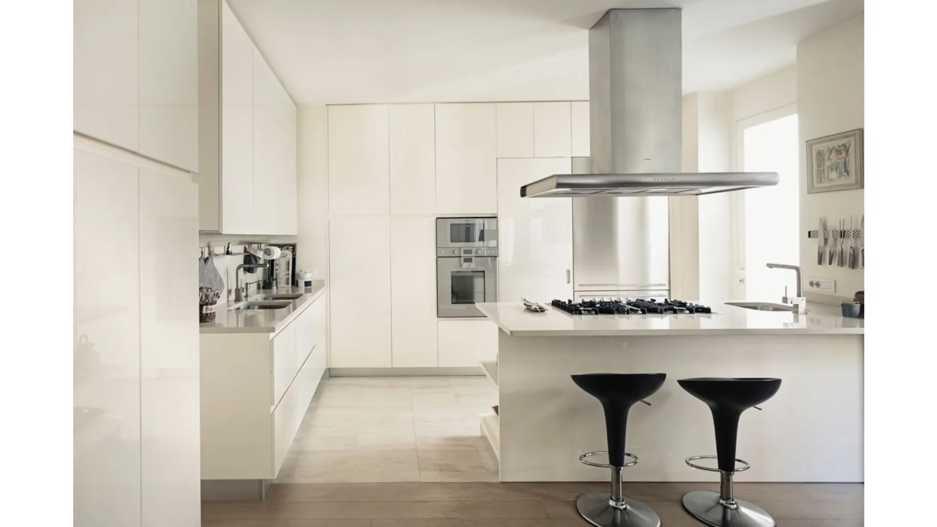 Living Area and Kitchen