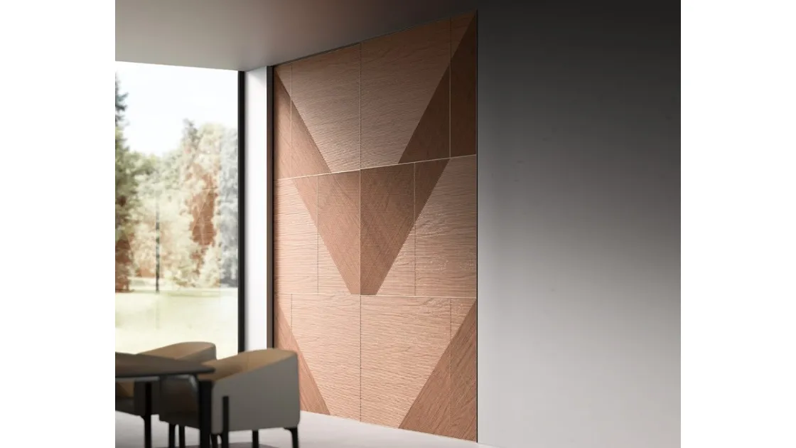 Porta scorrevole in legno per interni Wall Code Cinetica di ADL