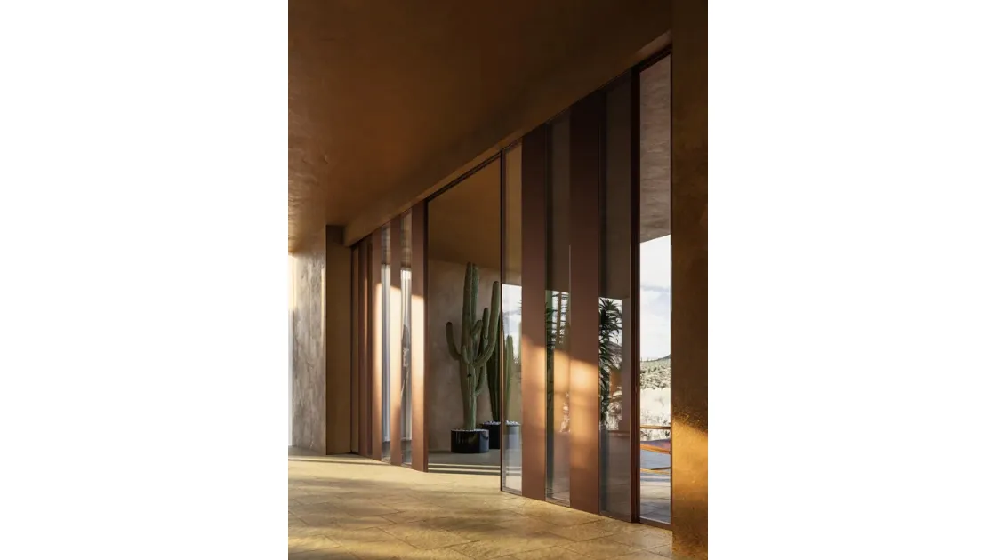 Porta per interni scorrevole Wall Code Shadow di ADL