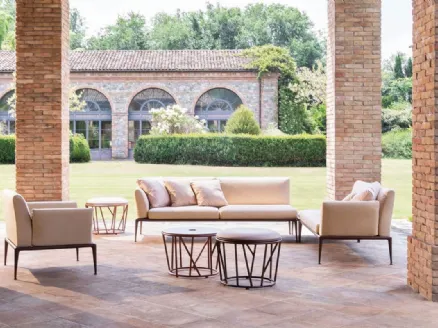 New Joint Set 2 divano con chaise Longue e poltrona di Fast