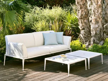Tavolino New Joint quadrato alluminio verniciato di Fast